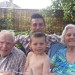 Me and my grandparent's and my son.