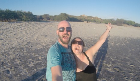 Kylee and Mark at the Beach