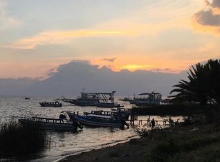 Lake Atitlan At Sunset