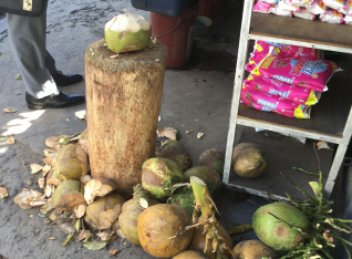 Buy a coconut on the side of the street and they machete it open for you