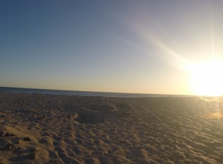 Popoyo Beach at Sunset