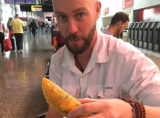 Our first Colombian Empanada