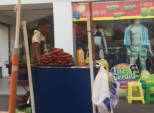 Street food stand