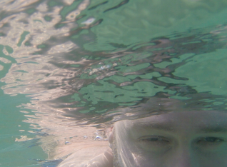 Playing with our camera underwater