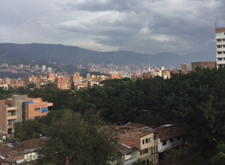 Storm coming in Medellin