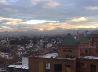 Sunrise in Bogota